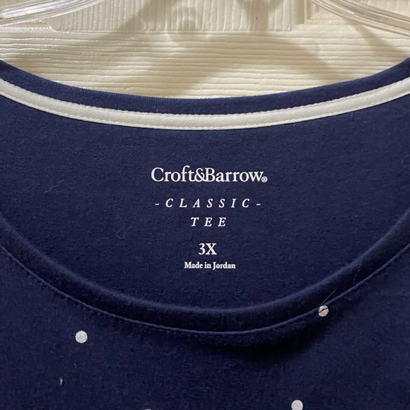 New with tags blue polka’d t-shirt - Picture 2 of 3